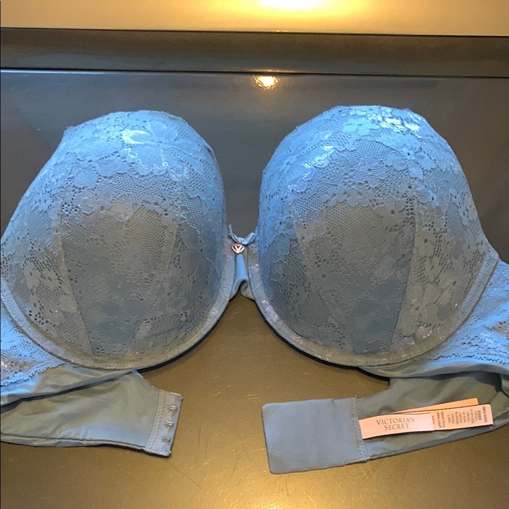 Victoria's Secret Blue Lace Full Coverage Bra